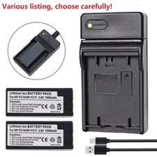 Battery or USB charger for Sony NP-FC11 NP-FC10 Cyber-shot DSC-F77 DSC-F77E F77A