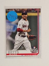 2019 Topps Update Base #US151 Mookie Betts Boston Red Sox All Star Game