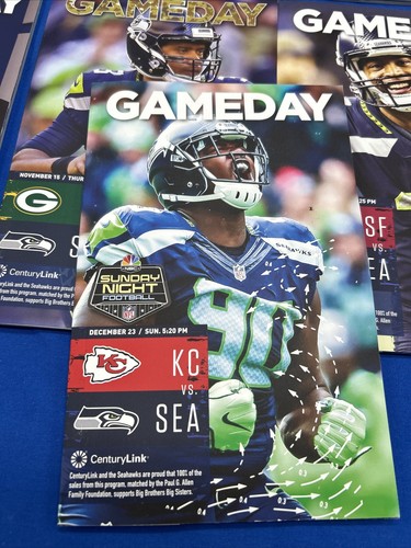 Seattle Seahawks Game Day Programs 2018 Season 9 Programs - Picture 4 of 9