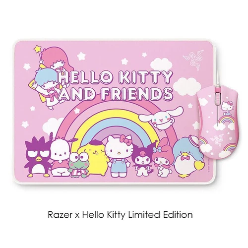 Razer x Sanrio Hello Kitty¹ DeathAdder Gaming Mouse and Mouse Pad Combo - Picture 1 of 2