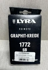 Vintage Artists Lyra German Feinste Graphite Sketch Sticks 1772 10 Sticks