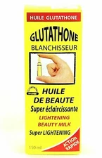 (GLUTATHIONE BLANCHISSEUR SUPER LIGHTENING oil /HUILE 150ML (free shipping)