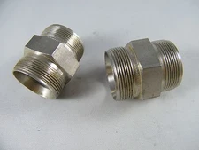 (2) SWAGELOK SS 1" TUBE UNION BODIES ONLY PART # SS-1610-6