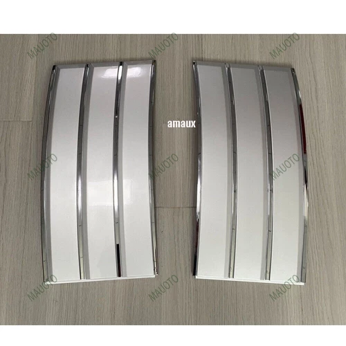 Cubierta moldeada de ventilación lateral de la puerta apta para Range Rover L405 2013-22 plateada - Imagen 9 de 12