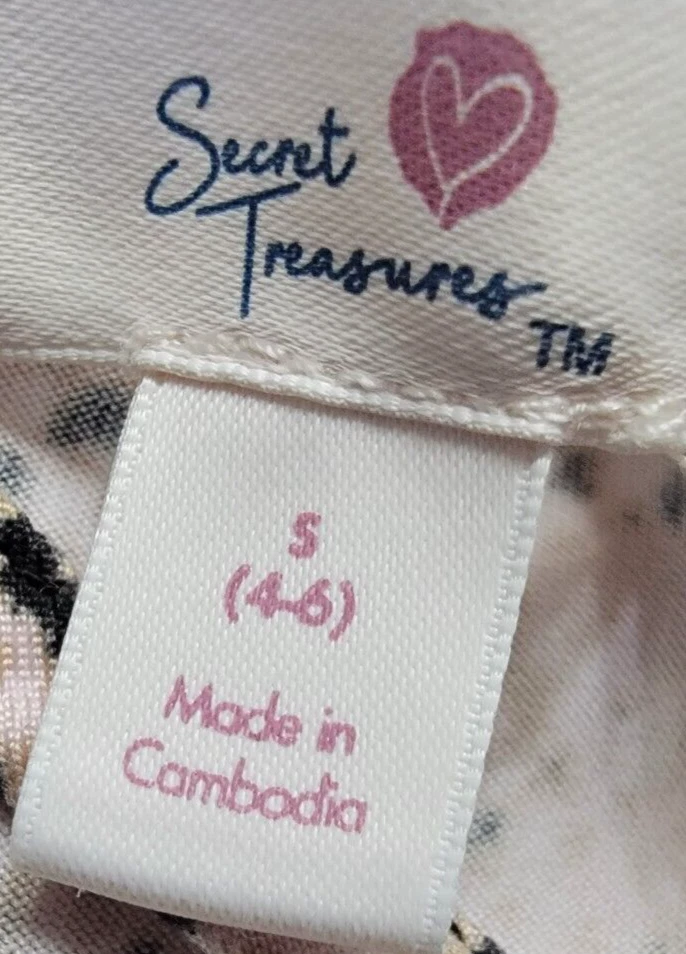 Bata para mujer Secret Treasures talla S pequeña 4/6 multicolor piel de serpiente MIRA NUEVA Foto 2 de 4