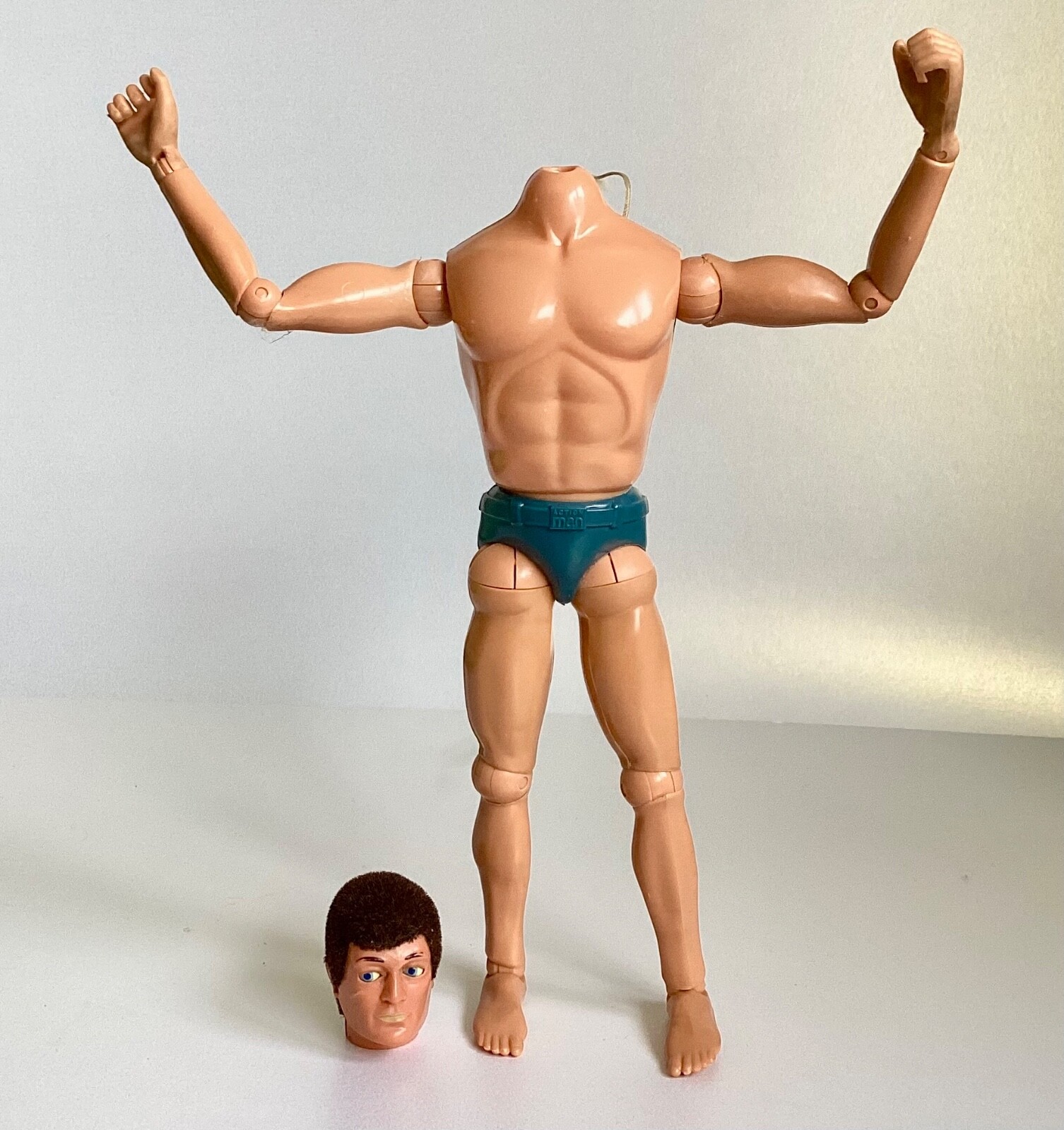 Vintage .. Action Man .. Blue Pants .. Hasbro .. Talking figure .. (7