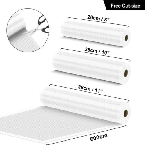 10-20 Rolls Food Vacuum Sealer Bags Food Storage Saver Heat Seal Cryovac AUS - Picture 13 of 16