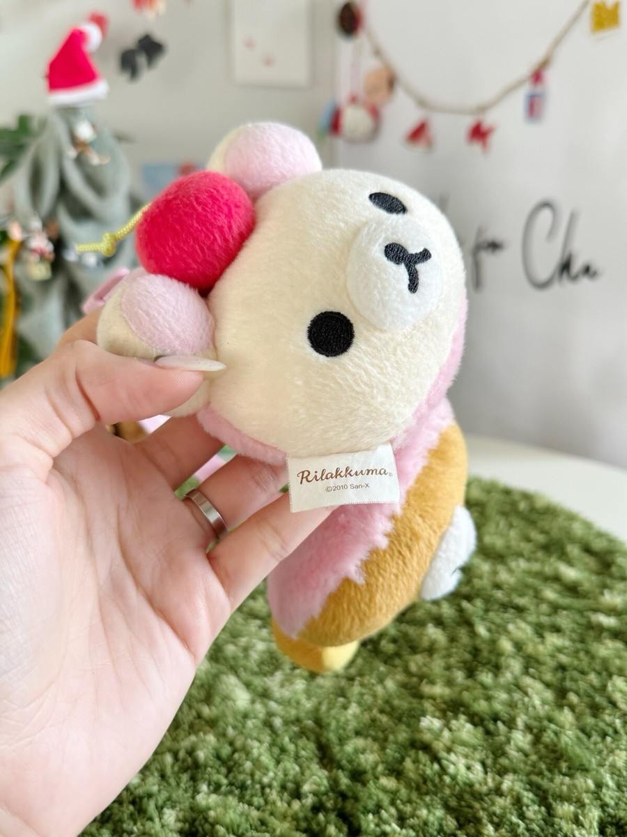 San-x Rilakkuma And Korilakkuma Strawberry Earmuffs 2010 Japan