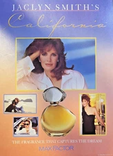 1990 Advertisement Max Factor Perfume Jaclyn Smith