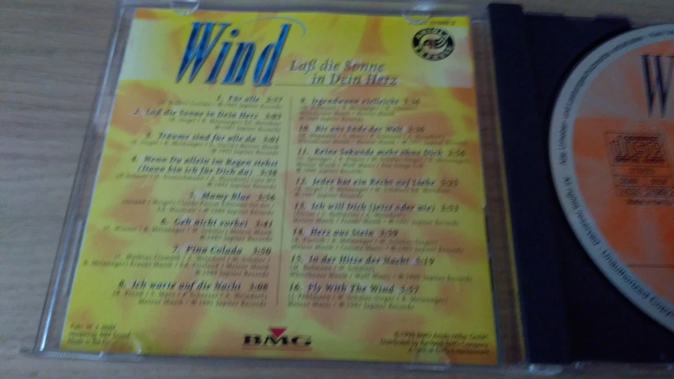 Wind "Laß die Sonne in dein Herz" / CD - Bild 3 von 4