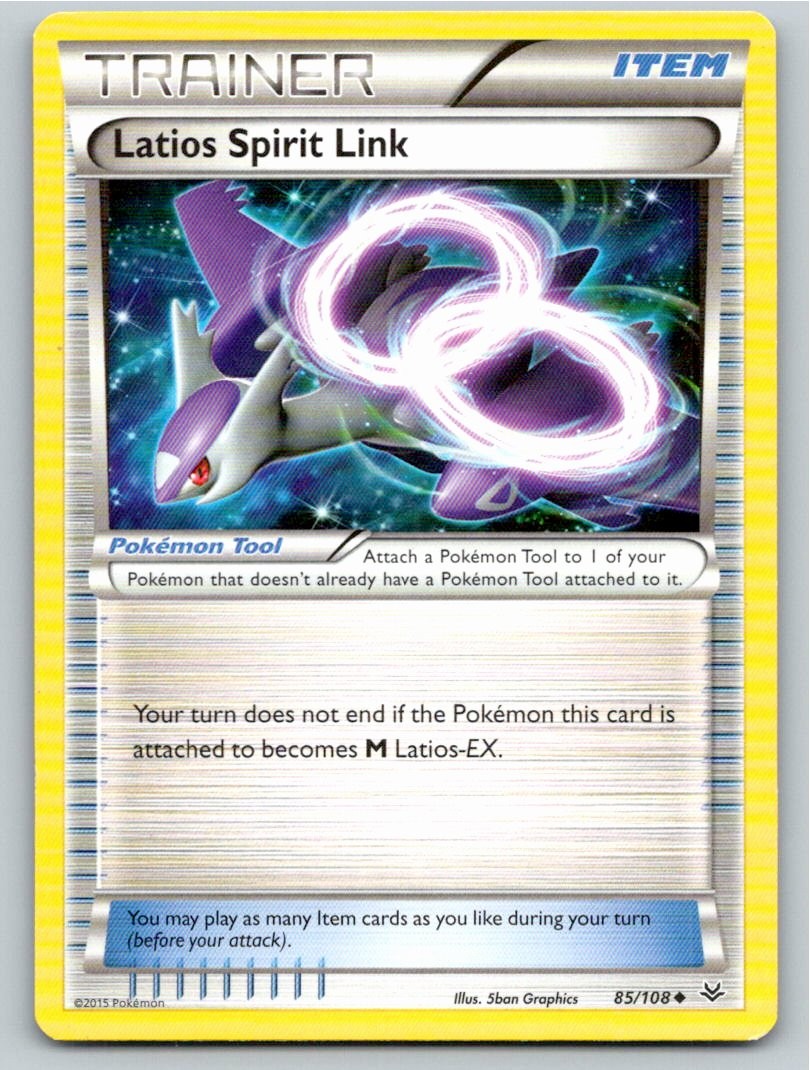 2015 POKEMON LATIOS SPIRIT LINK ROARING SKIES 85/108 UNCOMMON NM A49501 FREE S&H
