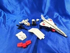 Transformers G1 1986 Aerialbot Silverbolt & Slingshot Parts Lot For Superion