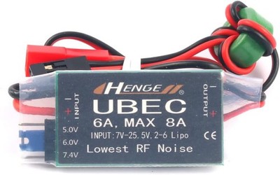 FEICHAO 6A UBEC Output 5V / 6V 6A / 8A 2-6S Lipo Switch Mode UBEC Low Voltage