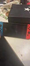 Nintendo Switch HAC-001(-01) Handheld Console - 32GB - Neon Blue/Red Joy-Con  