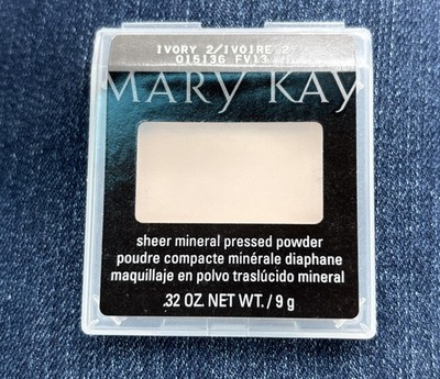 Mary Kay Sheer Mineral Pressed Powder  - Ivory 2 Discontinued Full Size New