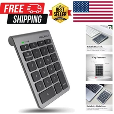 Bluetooth Number Pad for Laptop - Wireless Numeric Keypad - 22 Key Numeric Ke...