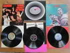 queen lp lot of 3-sheer heart attack, news of the world & jazz with poster