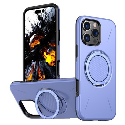 For iPhone 16 17 Pro Max 15 14 13 12 Shockproof Ring Stand Case Mag Safe Cover