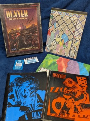 FASA Denver City of Shadows Campaign Set For Shadowrun 2nd Edition COMPLETE