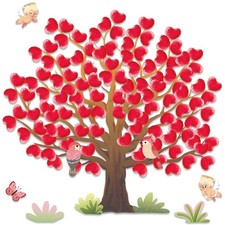 Valentine's Day Bulletin Board Decorations Valentine Tree Bulletin Board Set ...