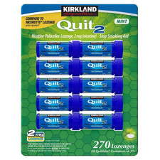 Nicotine Lozenges 2mg Mint 270 Count Nicotine Replacement Exp 04/27
