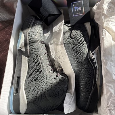 Size 10 - Air Jordan 5 Retro 3Lab5 Elephant Print