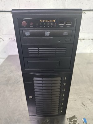Supermicro SuperServer   2× Xeon E5-2620 v3   32GB RAM   CSE-743 - No Drives/OS
