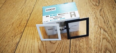 20 Gepe 6x6 Diarahmen in Originalverpackung, Glas 3mm, new old stock
