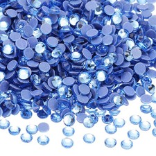 1440 Pcs Hotfix Rhinestone Flatback 4mm Gem Crystal SS16 Blue