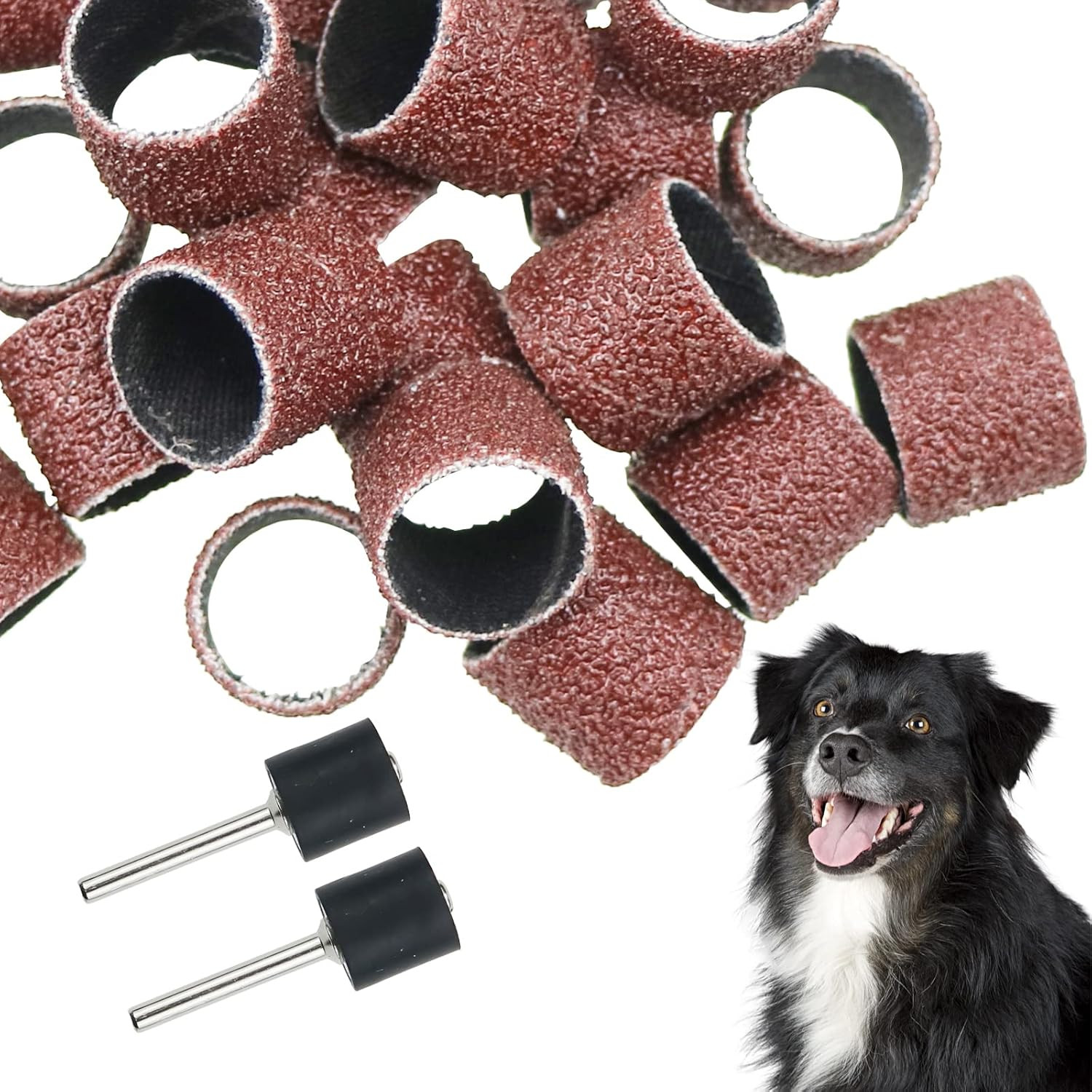26 Pack Nail Grinder for Dogs Replacement Kit Sanding Drum S