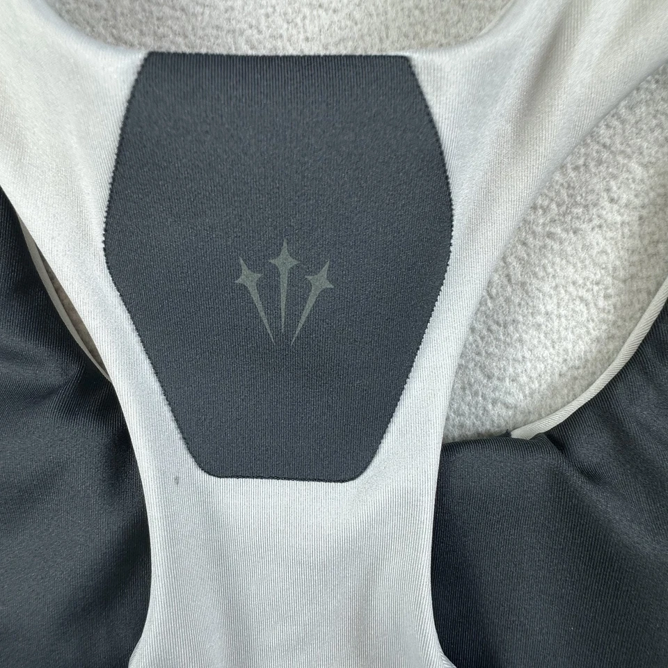 Nike NOCTA Sports Bra XS Black Gray Racerback Stretch Athletic Training Top - Image 4 of 4