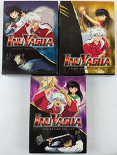 InuYasha Seasons 2 3 5 DVD Box Set Lot VIZ Anime TV Series Kagome     