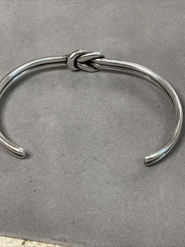 James Avery Sterling Silver Retired Lovers Knot Bracelet - Picture 4 of 5