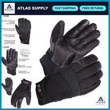 Extra Soft Deerskin Leather Winter Work Gloves, Thermal Insulated 100G Thinsulat