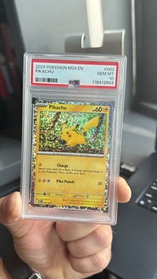 PSA 10 💎 Pikachu 002/015 Pokémon - McDonald's 2025 M24 GEM MINT