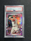 2021 Topps Chrome Baseball Mike Trout Pink Refractor #27 PSA 10 GEM-MT