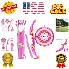 Bow and Arrow Set for Kids - Archery Toy Set - LED Light Up with Suction Cup ...