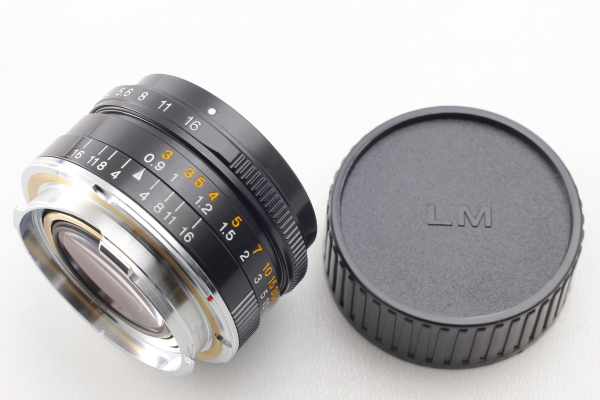 極上品☆Konica UC-HEXANON 35mm/F2 ライカLマウント 元箱・取説等付属