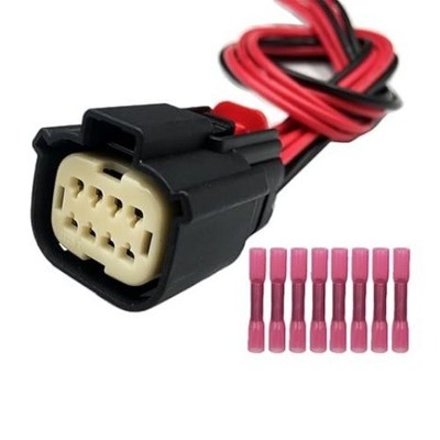 Headlight Pigtail Harness Connector Plug Compatible with 2016-2018 Wiring Repair