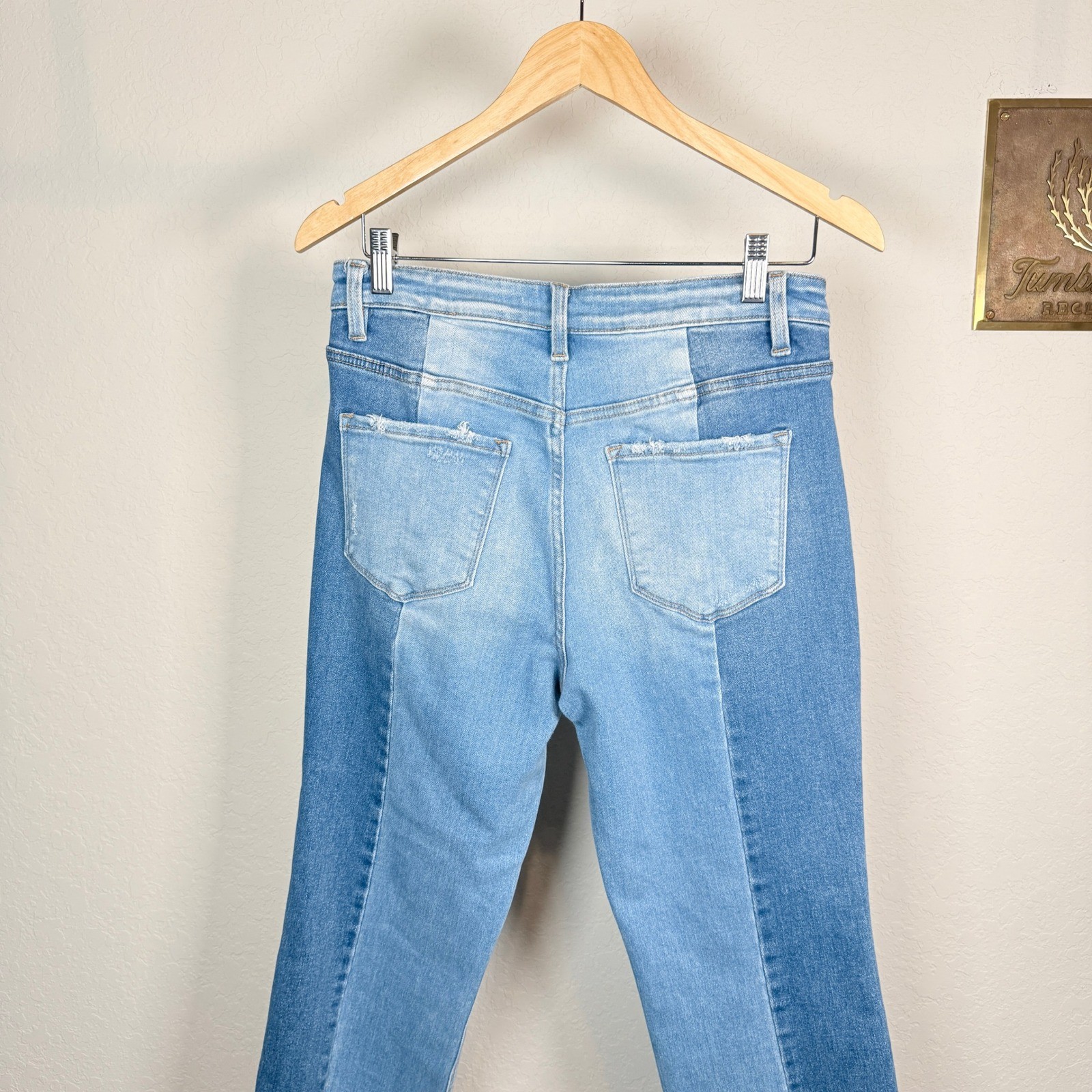 Flying Monkey Womens Two Tone Patchwork Straight … - image 9