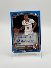 Bowman Basketball 2025-26 Darianna Alexander PA-DA Cincinnati Auto /150