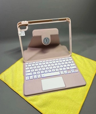 Folio Tastatur Abdeckung Ständer 7 Farben Hintergrundbeleuchtung abnehmbare Hülle für iPad A16 10,9/11''