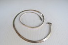 Vintage Italy Sterling Silver 925 Herringbone Weave Necklace 24" L — photo 7