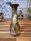 Roseville 1931 Jonquil Flower Bud Vase With Handles