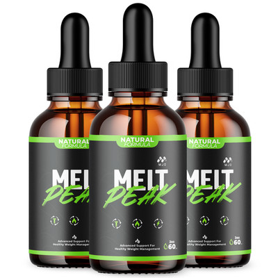 (3 Pack) Melt Peak Drop Advanced Weight Management Formula MeltPeak 90 Servings