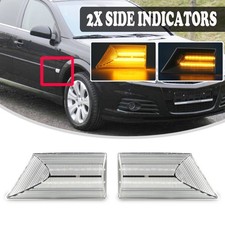 2x  Seitenblinker Blinker Weiß für Opel Signum Z03 Vectra C CC Caravan Z02