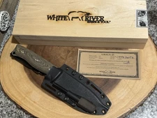 White River Ursus 45 Bushcrafter - CPM-S35VN Green Camo