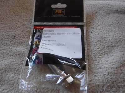 Profi Bolt Titan Flansch Sechskantschraube M12 x 1,25 mm x 65 mm natur