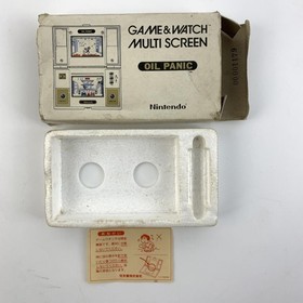 Nintendo Game & Watch Donkey Kong / Oil Panic Set of 4 For Parts Repair 9974 UT