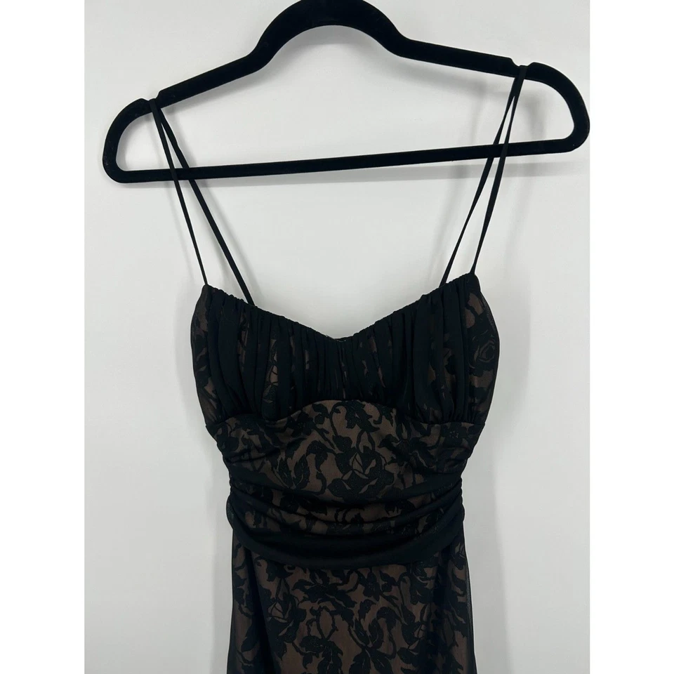 Vestido Forever 21 Vintage Mujer M Negro Hada Grunge Capricho Babydoll Hoco Y2K Foto 3 de 4